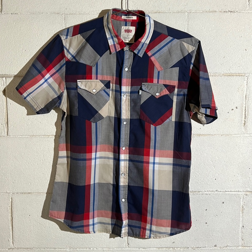 Levi’s Pearl snap flannel